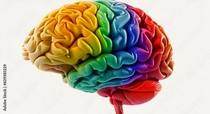 A 3D rendering of the human brain provides a detailed representation of its complex structures and neural networks, offering valuable insights for medical education and research purposes.