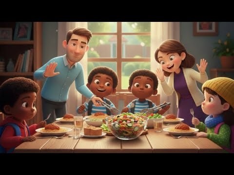 Table Manners for Kids | Learn Good Habits while Eating | Moon English Hub#moonenglishhub
