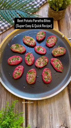 Vandana Garg | Beet Potato Paratha Bites (Super Healthy & Easy Recipe) Ingredients: 1 Beetroot, Blanched & Purée Salt as taste 2 cups Wheat flour 1 cup... | Instagram
