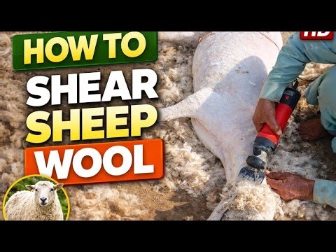 Professional Sheep Shearing | Full Tutorial