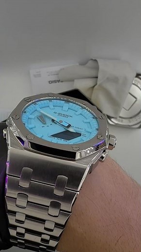Unboxing New Casio watch G-SHOCK 2100 And install 2 mods #gshock #luxury #vip #watch #luxurywatches