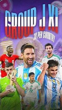 The Best 3 Players Per Country Group J World Cup Squad! 🇦🇷🇦🇹🇩🇿🇯🇴