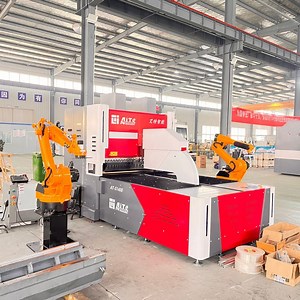 [Hot Item] Full Sheet Metal Edge Folding Machine Panel Automatic Panel Bender Flexible Bending Center Tool Changing