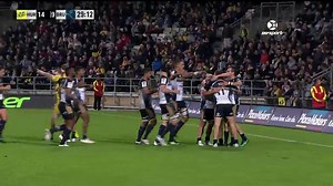 Your Canes Saturday means... sitting back and taking in eight tries including Vince Aso's hattrick against the Brumbies Rugby with a perfect display of goal kicking from Jordie Barrett for good measure. #CanesintheBay #DabKingOut | Hurricanes