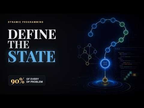 Dynamic Programming State: The 90% Rule for Solving DP Problems