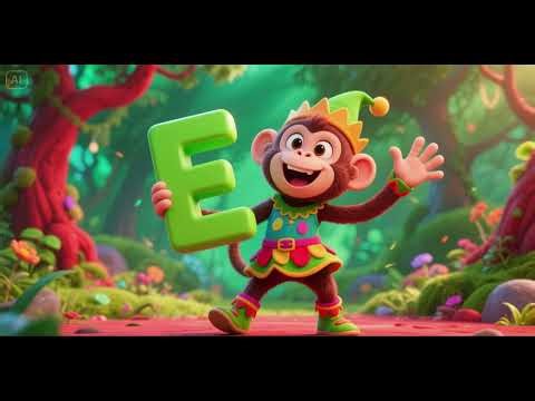 🧝🐒 E Is for Excited Little Elf Chimp | Nursery Rhymes & Kids Songs