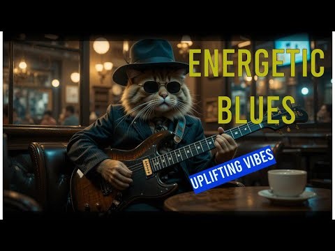 Energetic Blues Jam 🎸 | Expressive Guitar & Uplifting Coffeehouse Vibes