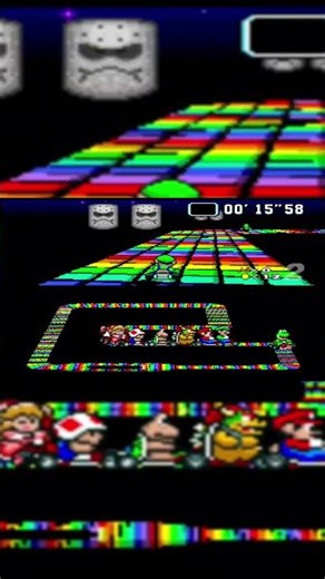 Super Mario Kart (SNES) – Rainbow Road