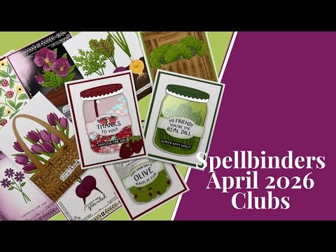 Creating 10 cards with the NEW Spellbinders April 2026 Clubs