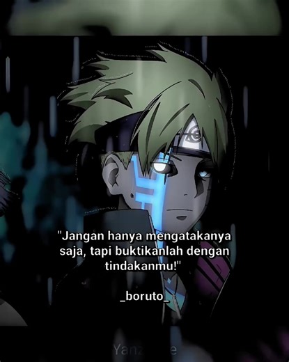Kata-Kata Versi Boruto yang Menginspirasi