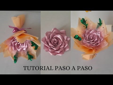 como hacer fácil un ramo de rosa eterna / tutorial de ramo paso a paso