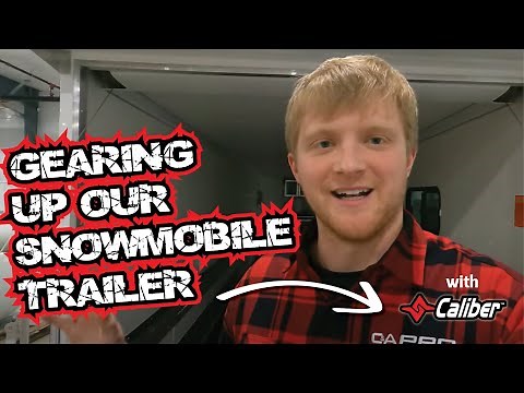 Installing Caliber Products in our NEW snowmobile trailer!