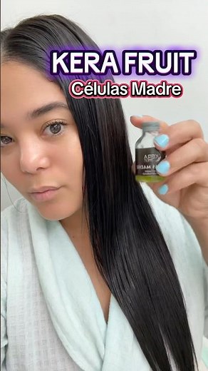 Ampollas KeraFruit 💆‍♀️ .Ampolla de células madres para regenerar el cuero cabelludo #cabellofuerte