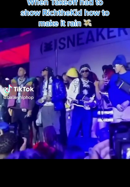 Funny Takeoff Moments with Rich the Kid Making It Rain