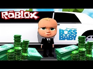 BOSS BABY VISITS ROBLOX! - Roblox Adopt Me