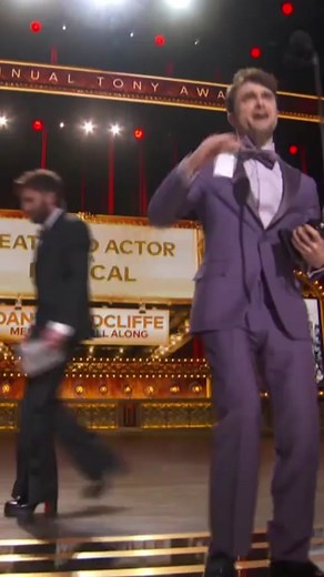 “Yer a Tony winner, Harry!” 🥹 #TonyAwards #danielradcliffe | tony awards 2024