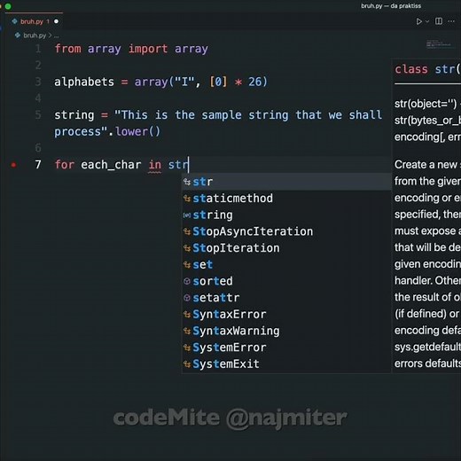 Python Program - Most Repeated Character in a String #programming #tutorial #python