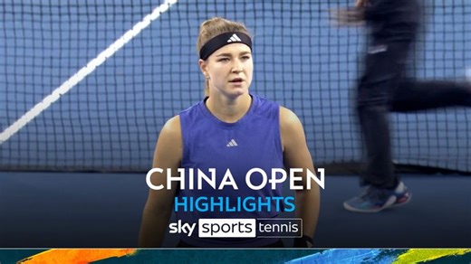 Karolina Muchova v Anna Blinkova | China Open highlights