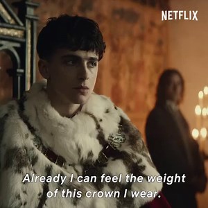 3.3K reactions · 349 shares | The King. All hail Academy Award Nominee Timothée Chalamet, Joel Edgerton and Robert Pattison. Written by David Michôd & Joel Edgerton. Directed by David Michôd. In select theaters October 11th. | Netflix | Facebook