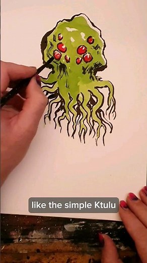 How to pronounce Cthulhu? #cthulhu #callofcthulhu #dailyinkmonster