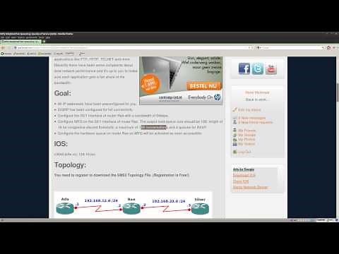 Weighted Fair Queueing lab in GNS3