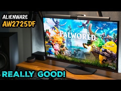 Alienware AW2725DF OLED Gaming Monitor Review | QD‑OLED 360Hz Ultimate Performance