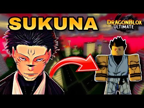 Becoming SUKUNA in DRAGON BALL Z ROBLOX! (DRAGON BLOX ULTIMATE) PvP