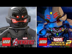 Ultron BOSS BATTLE From Every LEGO Video Games W / Mods