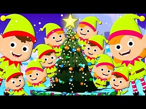Ten Little Elves | Christmas Carol | Xmas Songs | Learn Numbers | Counting Song