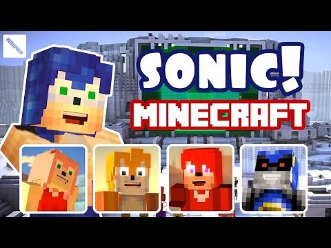 Play as SONIC! Minecraft Story Mode FULL Playthrough (Sonic Theme)