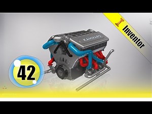Autodesk Inventor V12 engine | EP 42 4K 😍