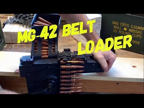 Easily load MG42 Belts with German engineering: Manly ASMR