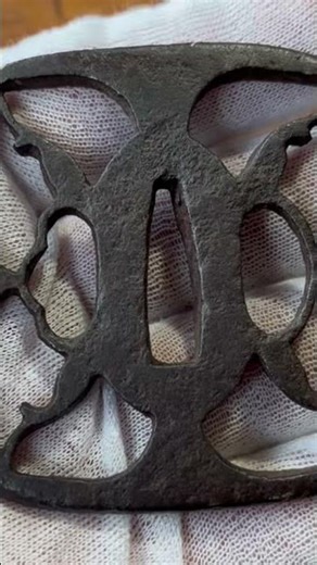 Nice patina on this antique tsuba. #tsuba #japan #ninja #jujutsu