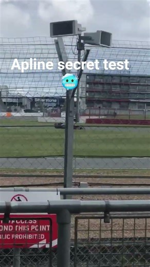 Secret Alpine F1 test on the 5 week break at Silverstone circuit👀👀