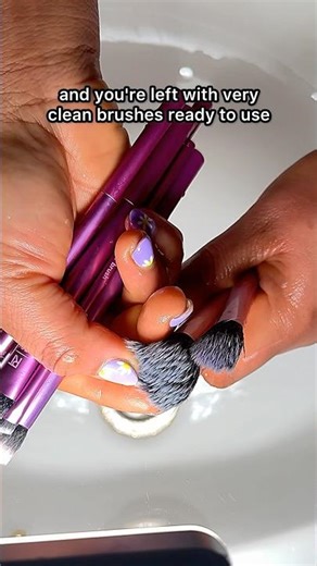Cleaning My Makeup Brushes with Fairy Liquid Soap 🫧
