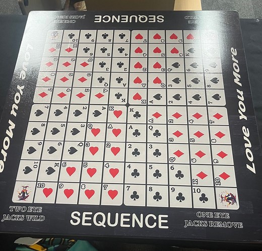 Sequence Board Game - Unlimited Design Options - Etsy