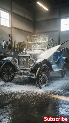 Abandoned 1908 Ford Model T Restoration | Rust to Showroom Legend #cars #ai #asmr #shorts #viral