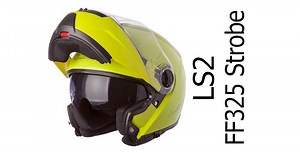 LS2 FF325 Strobe flip-front motorcycle crash helmet - Billys Crash Helmets