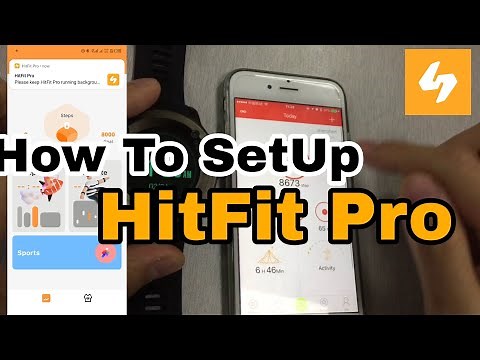 How To SetUp HitFit Pro Smart Watch App | How To Connect HitFit Pro App