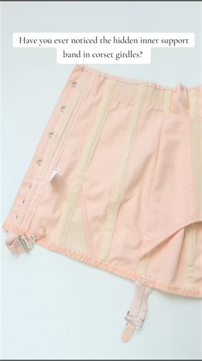 I’ve always loved the hidden engineering in vintage girdles — especially those inner support bands. They add a whole extra layer of control and structure for the wearer. There’s something so secretive and special about them. This particular piece fastens with a classic hook-and-eye closure, but I have another garment in my collection that features a second internal busk! Vintage shapewear is full of surprises. #VintageFashion #LingerieHistory #ShapewearEvolution #vintagecorset #corsetry | Laced 