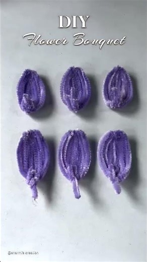 DIY flower bouquet # with foldable sticks # craft # sapna291