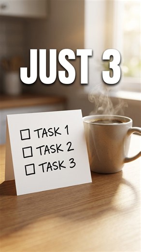3 Daily Priorities - ADHD planning to stop drift.