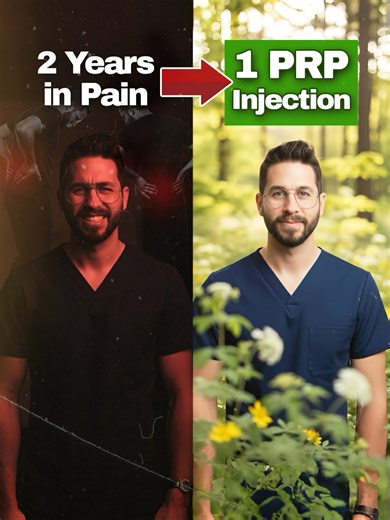 In 2015, I had two years of relentless low back pain and no good answers. A single platelet-rich plasma (PRP) injection changed that and completely shifted the way I practice medicine.
