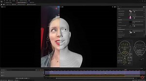 An Amazing Live Demonstration of Real-Time Facial Model Animation Using an iPhone Camera