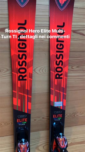 Il nuovo Rossignol Hero Elite Multi-Turn TI è lo sci perfetto per chi ama curve precise, grip solido e stabilità anche sul ghiaccio. 👉 Scopri tutte le misure, il raggio e le nostre impressioni nel link nei commenti su Skimania.it #Rossignol #HeroElite #Ski2026 #CarvingSki #SkiGear #Skimania | Sciare che Passione
