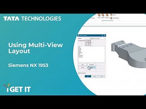 How to use Multi-View Layout in MBD | NX 1953 Series - PLM Tech Talk