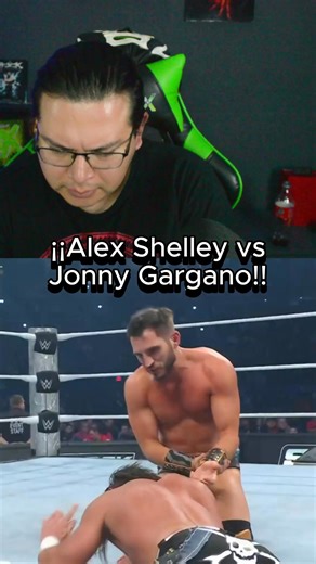¡¡Alex Shelley vs Jonny Gargano!! #WWE #wrestling #prowrestler #WrestleMania #prowrestling | UkeWrestling