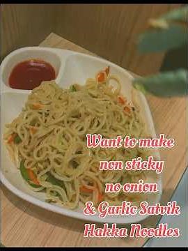 Quick & tasty Satvik Hakka Noodles | No Onion No Garlic| #satvikbitesbynidhi #NoOnionNoGarlic