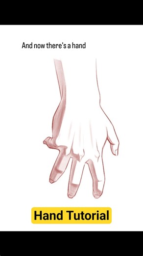 Hand Drawing Process and Tutorial #anatomyart #arttutorials #handtutorial