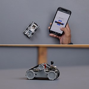 Miniature 3D-Printed Tank Can be Controlled with a Smartphone